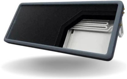 Capteur solaire thermique vu en coupe